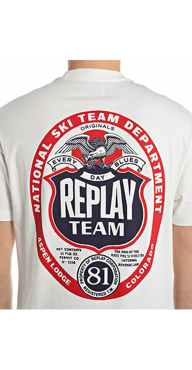リラックスフィット ヘビーコットンジャージーグラフィック Tシャツ 詳細画像